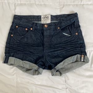 One Teaspoon | Chargers Denim Shorts